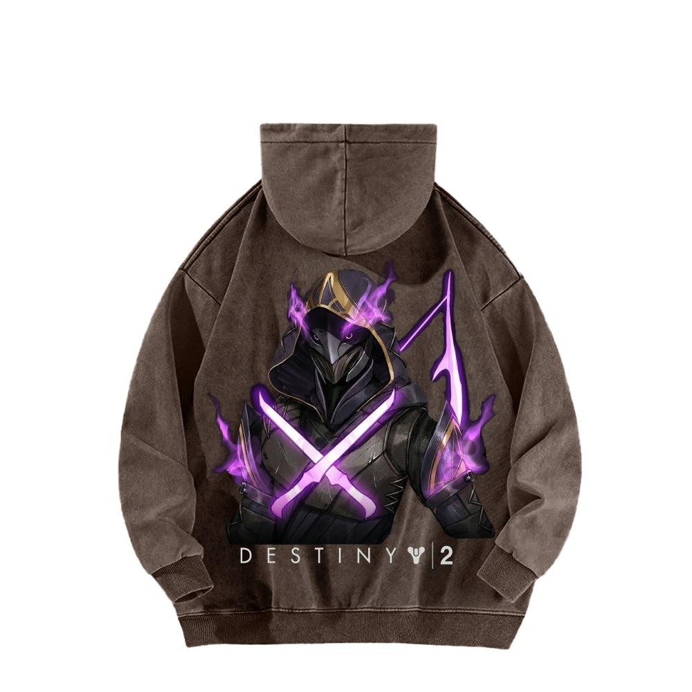 Destiny Unisex Washed Hoodie 2605015663