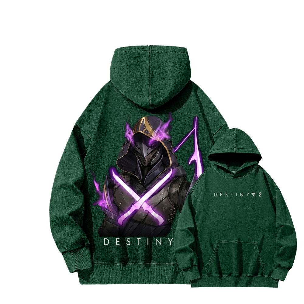 Destiny Unisex Washed Hoodie 2605015663