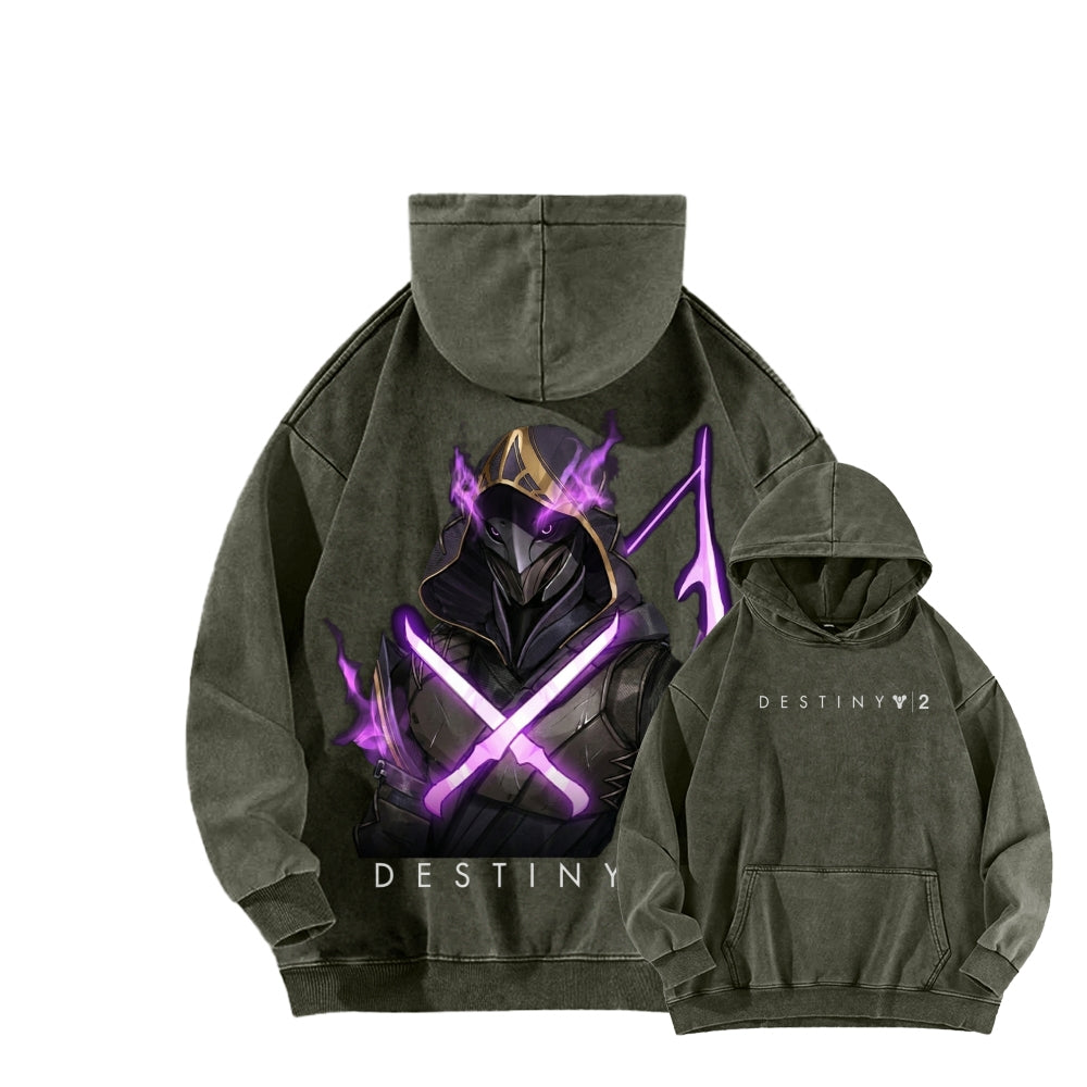 Destiny Unisex Washed Hoodie 2605015663