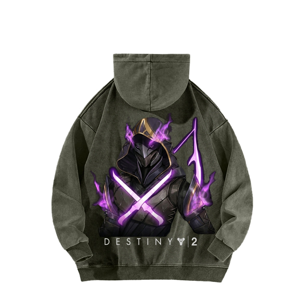 Destiny Unisex Washed Hoodie 2605015663