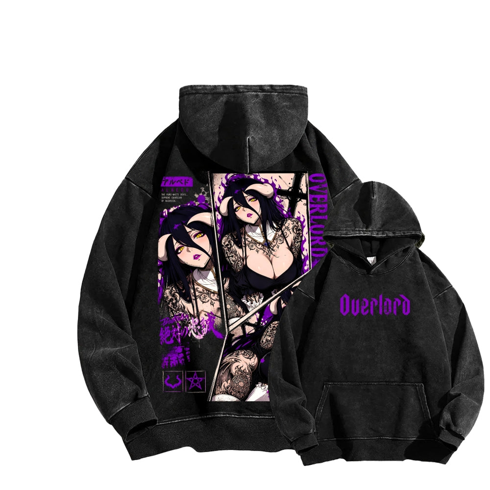 Overlord Unisex Washed Hoodie 2606002908