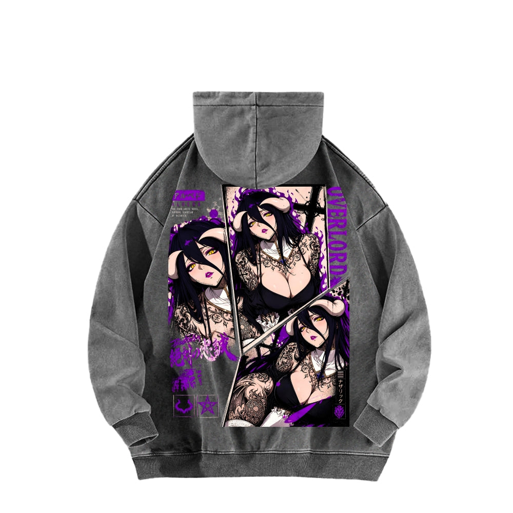 Overlord Unisex Washed Hoodie 2606002908