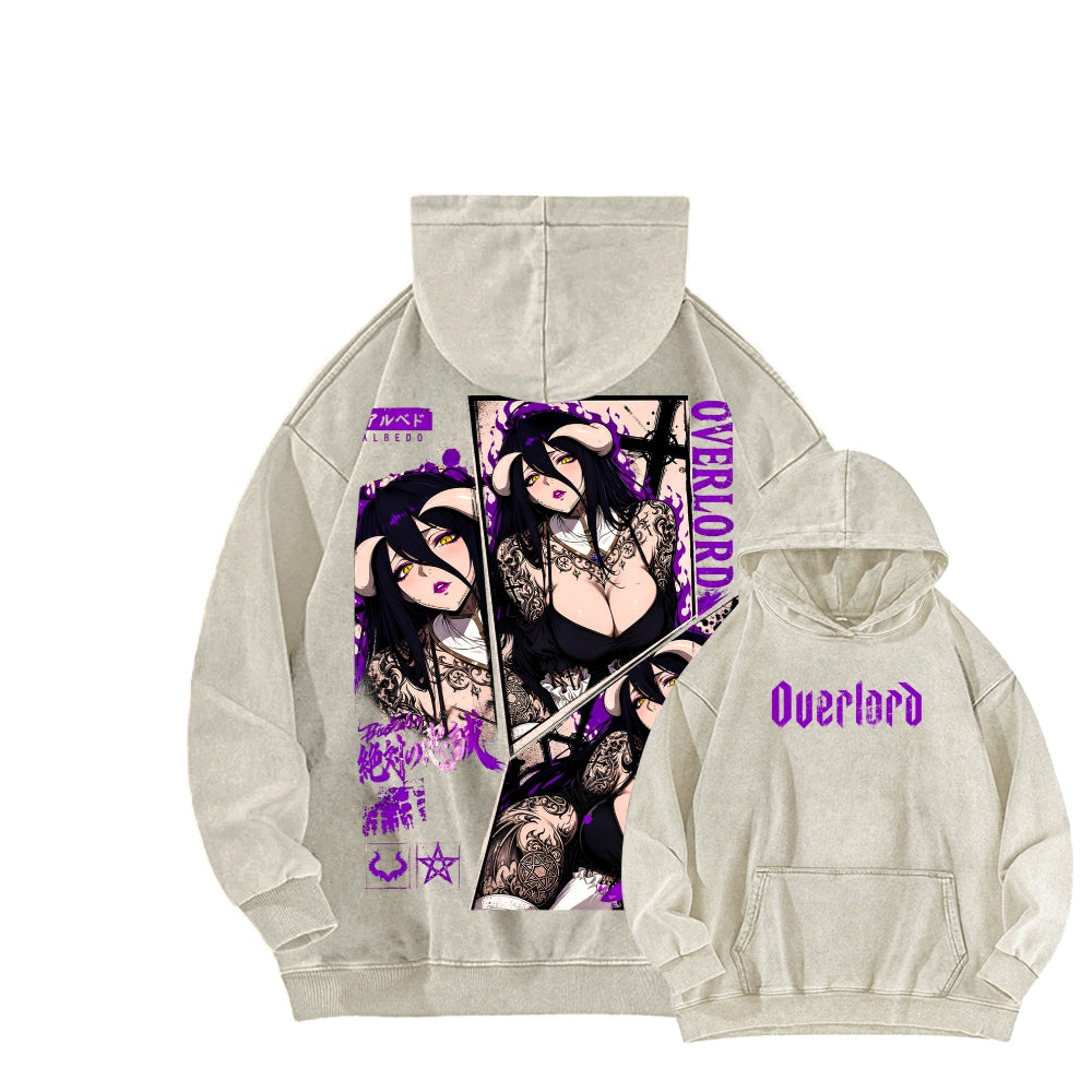 Overlord Unisex Washed Hoodie 2606002908