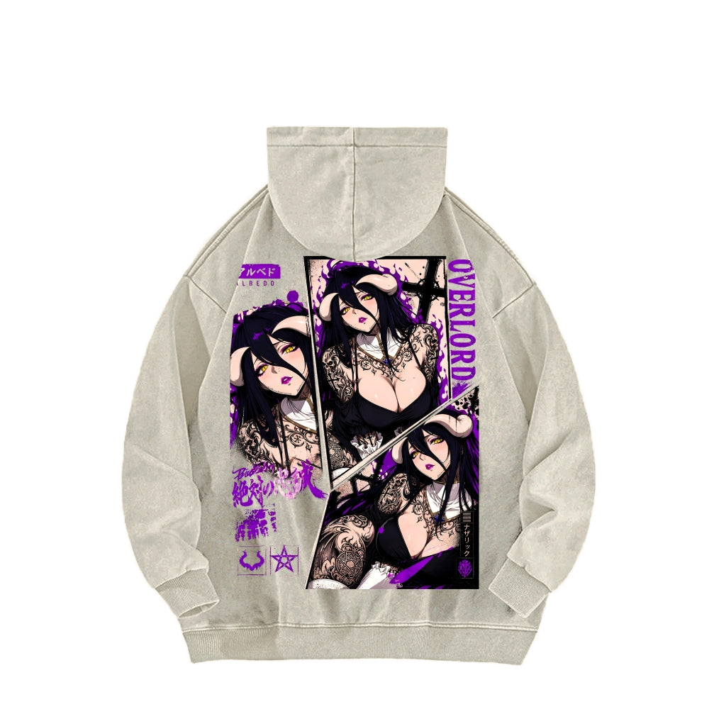 Overlord Unisex Washed Hoodie 2606002908