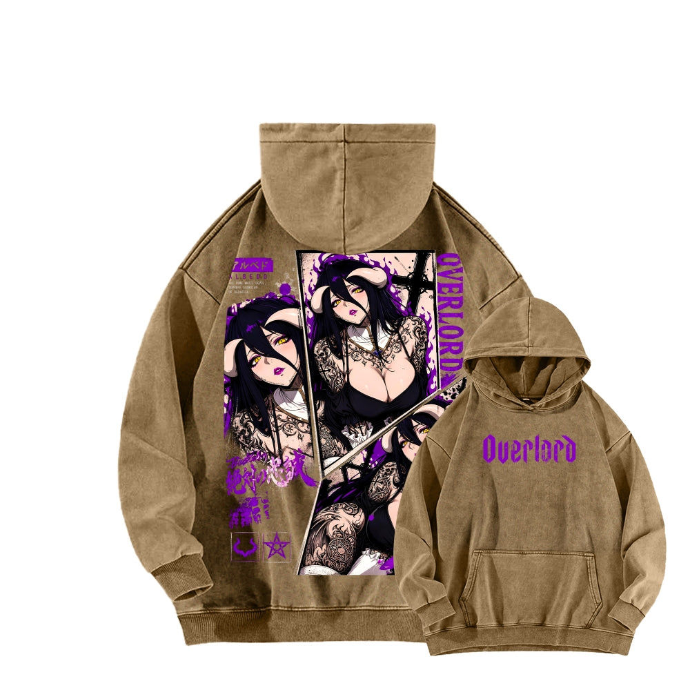 Overlord Unisex Washed Hoodie 2606002908