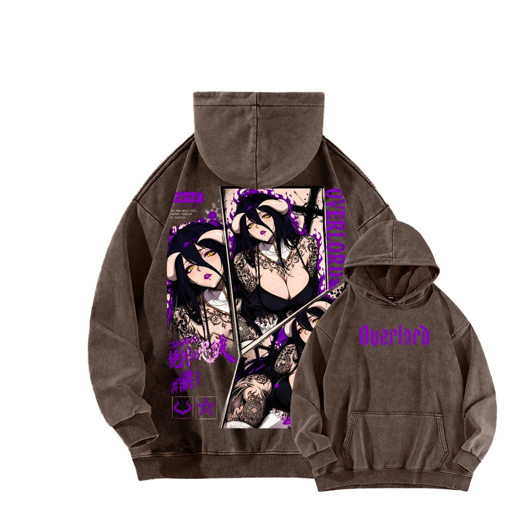 Overlord Unisex Washed Hoodie 2606002908