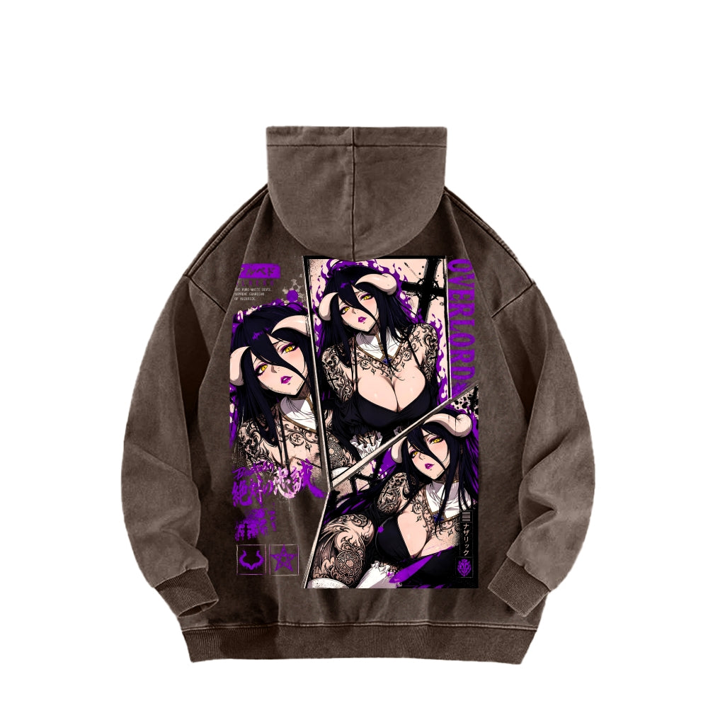 Overlord Unisex Washed Hoodie 2606002908