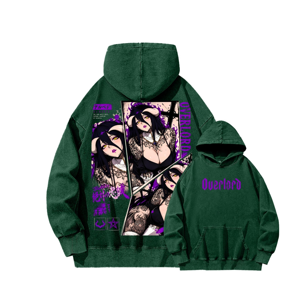 Overlord Unisex Washed Hoodie 2606002908