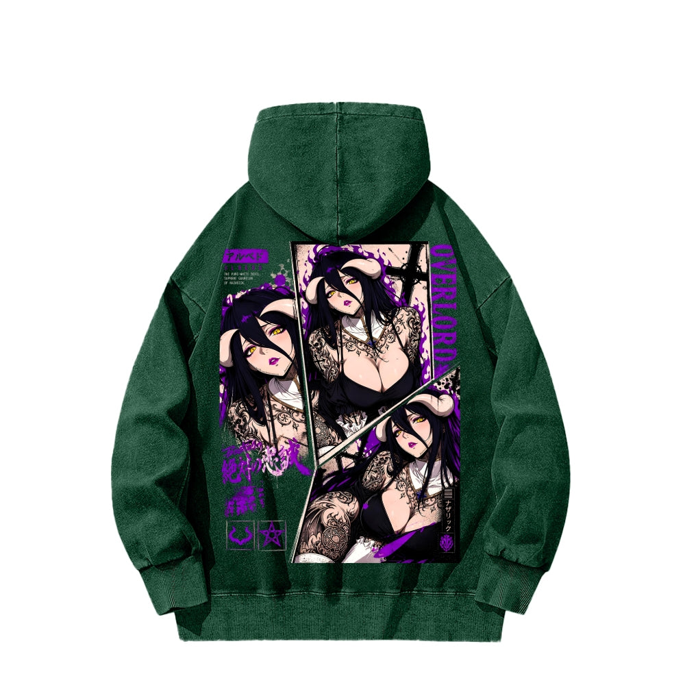 Overlord Unisex Washed Hoodie 2606002908