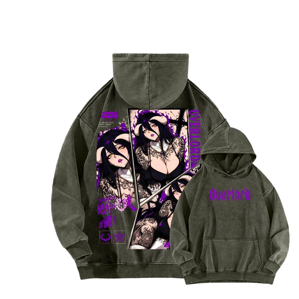Overlord Unisex Washed Hoodie 2606002908