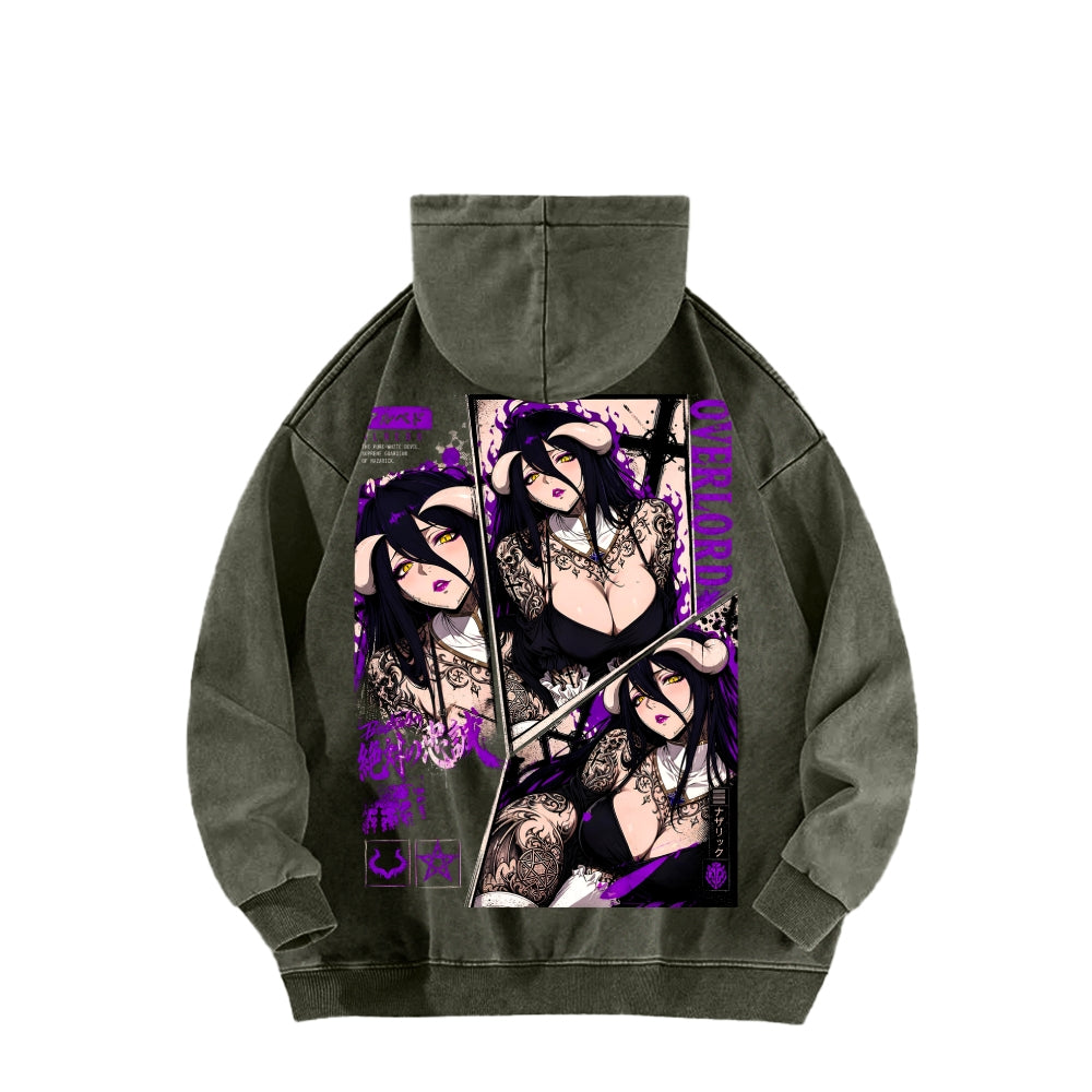 Overlord Unisex Washed Hoodie 2606002908