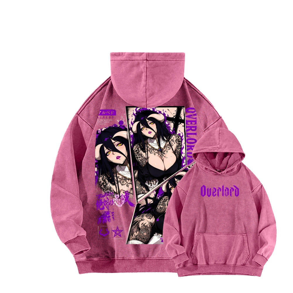 Overlord Unisex Washed Hoodie 2606002908