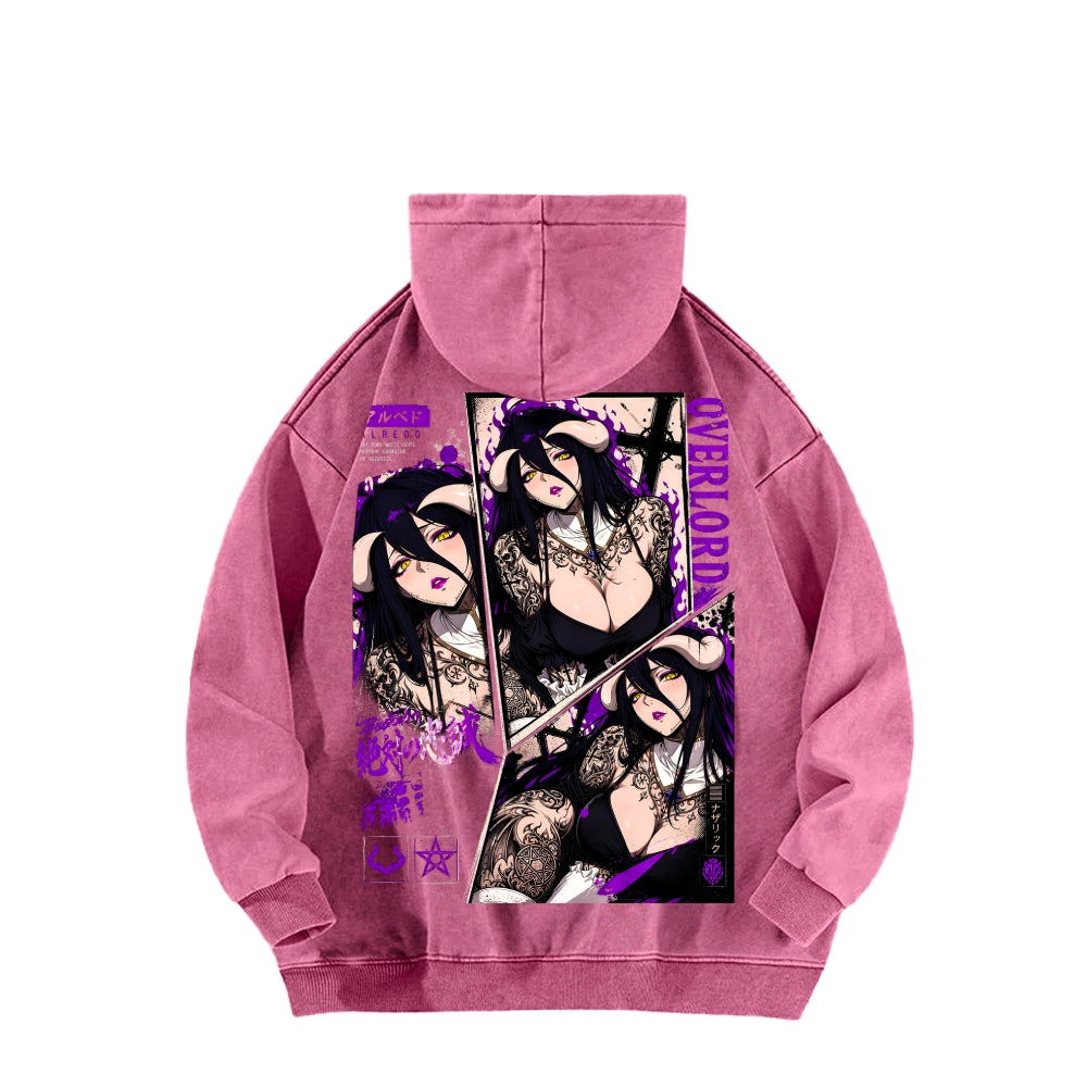 Overlord Unisex Washed Hoodie 2606002908