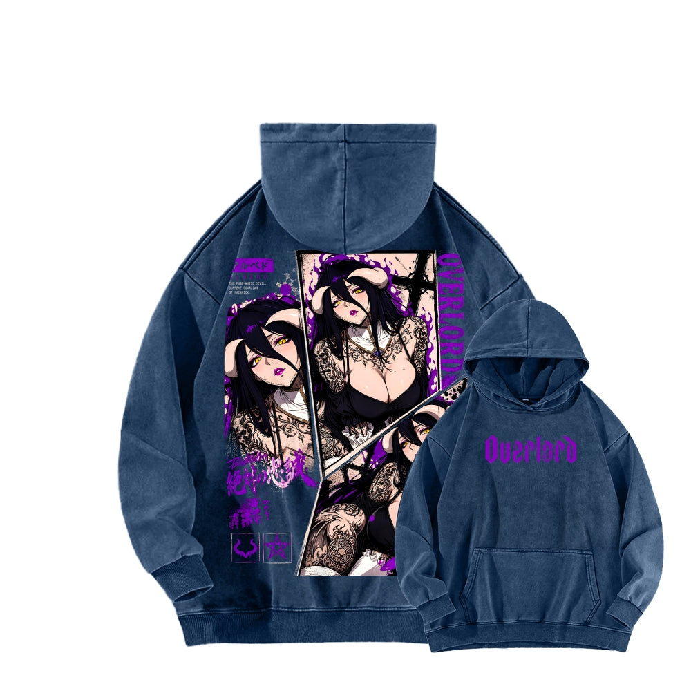 Overlord Unisex Washed Hoodie 2606002908