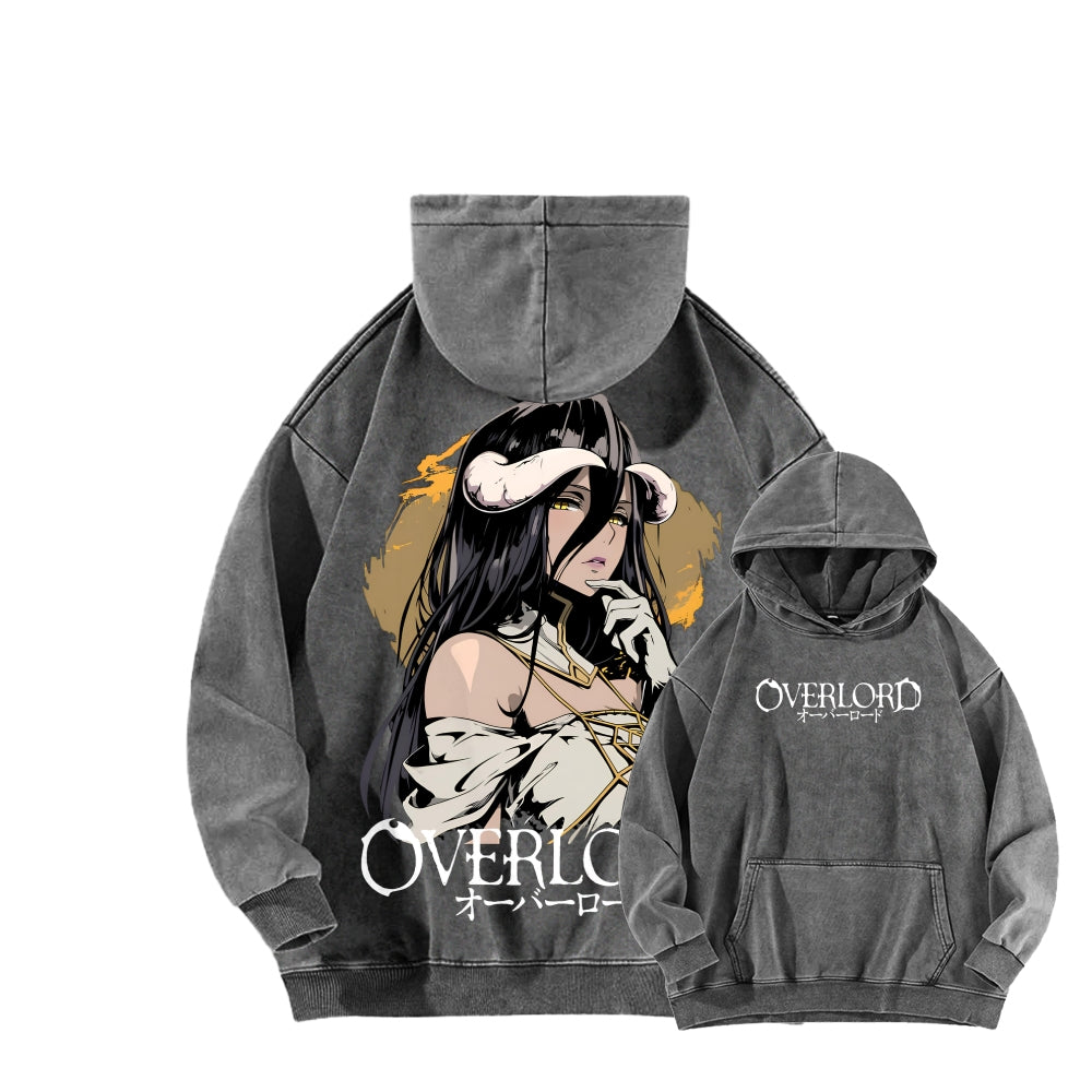 Overlord Unisex Washed Hoodie 2606002918