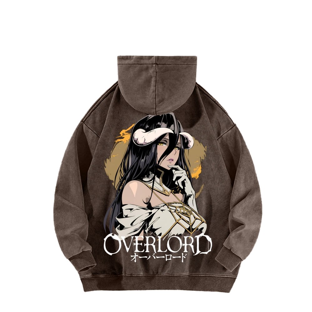 Overlord Unisex Washed Hoodie 2606002918