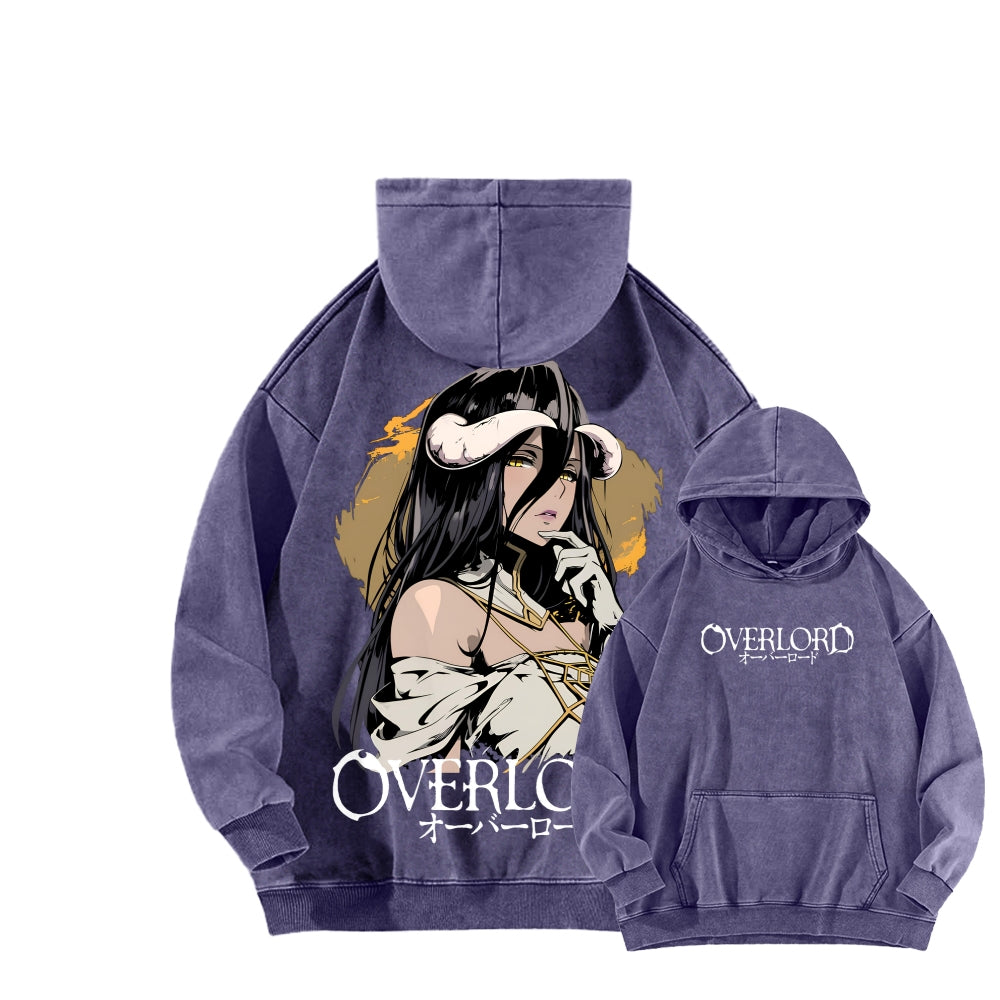 Overlord Unisex Washed Hoodie 2606002918