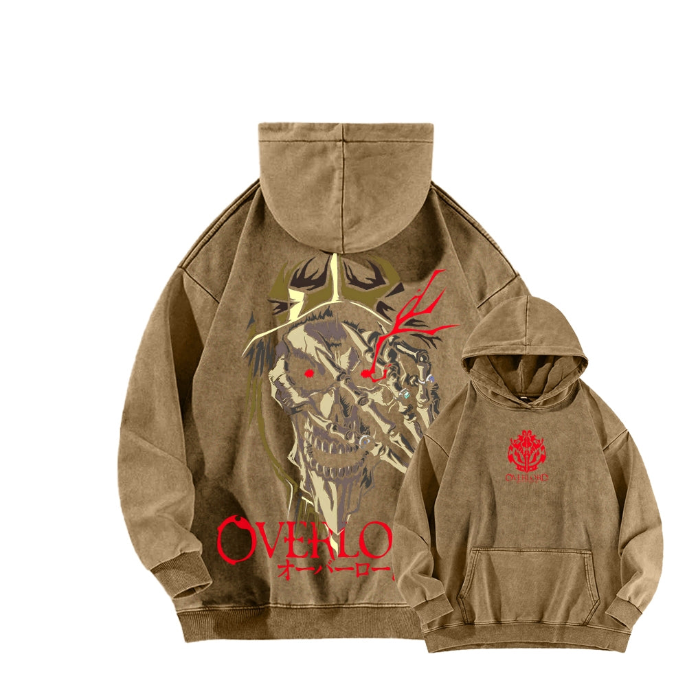 Overlord Unisex Washed Hoodie 2606002928