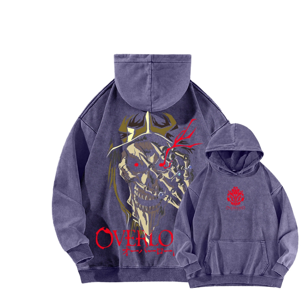 Overlord Unisex Washed Hoodie 2606002928