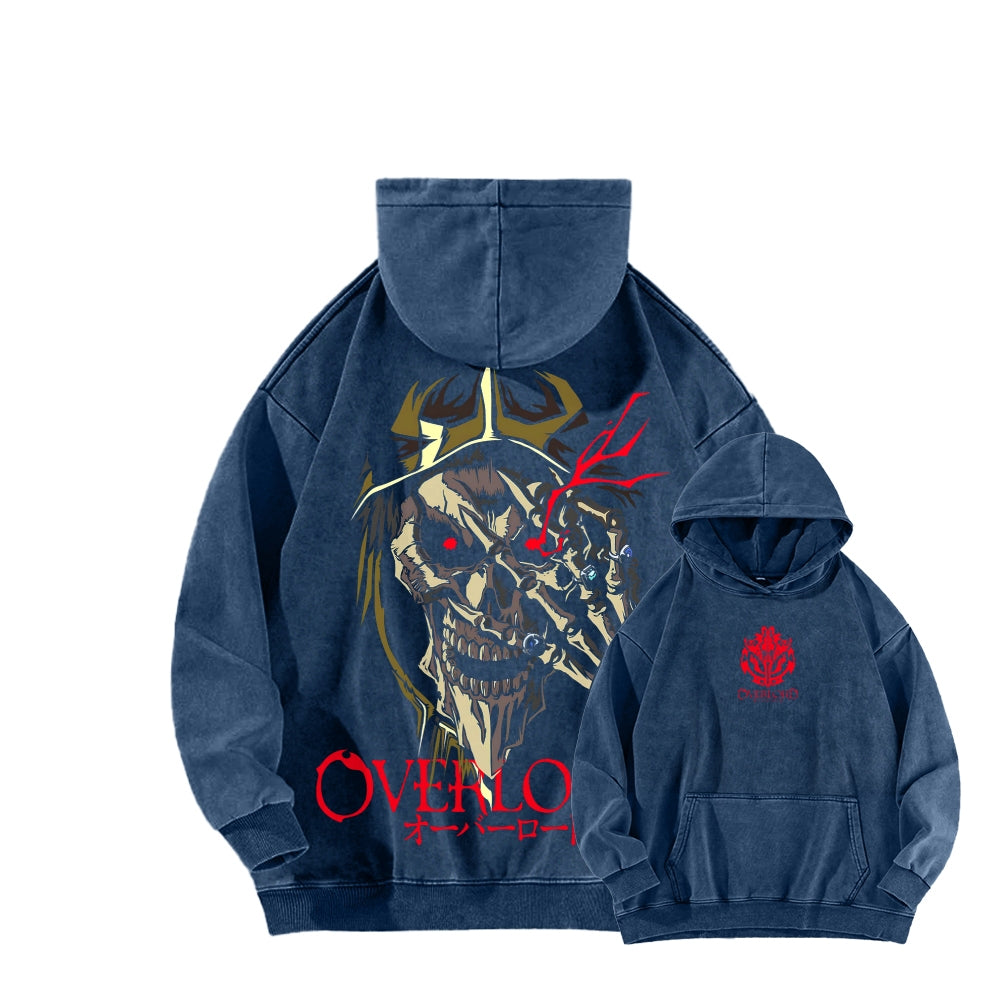 Overlord Unisex Washed Hoodie 2606002928