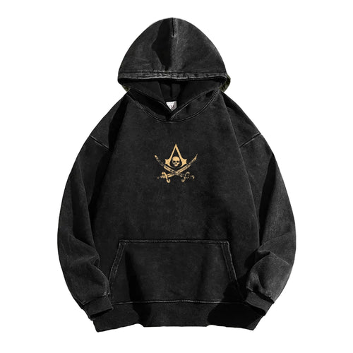 Assassin¡¯s Creed Unisex Washed Hoodie 2606010204
