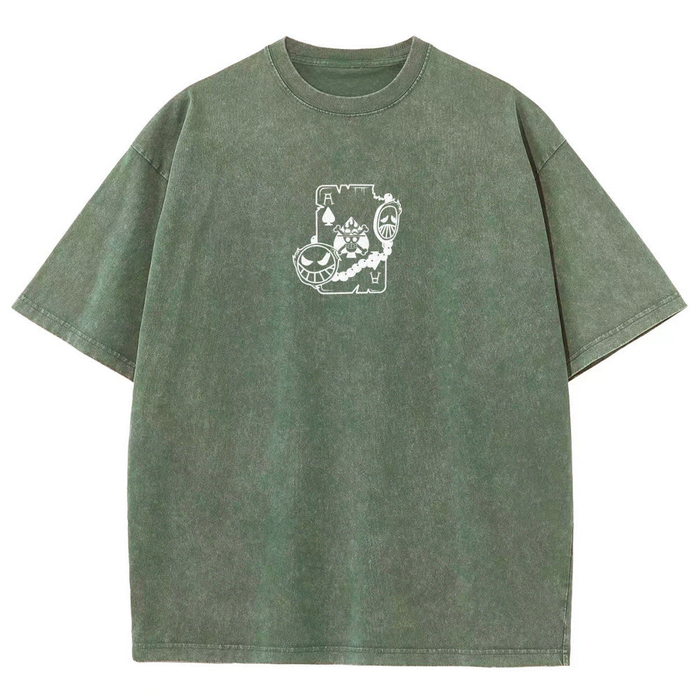 One Piece Washed T-shirt 2606014812