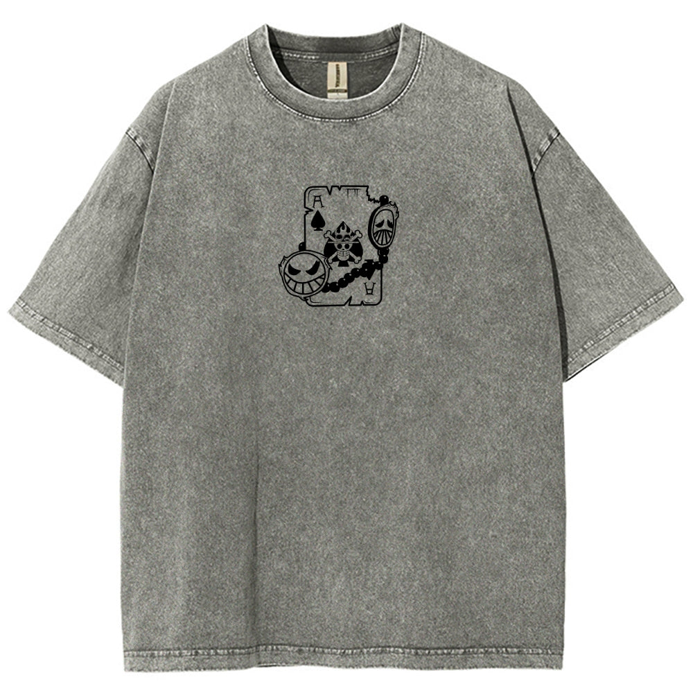 One Piece Washed T-shirt 2606014812