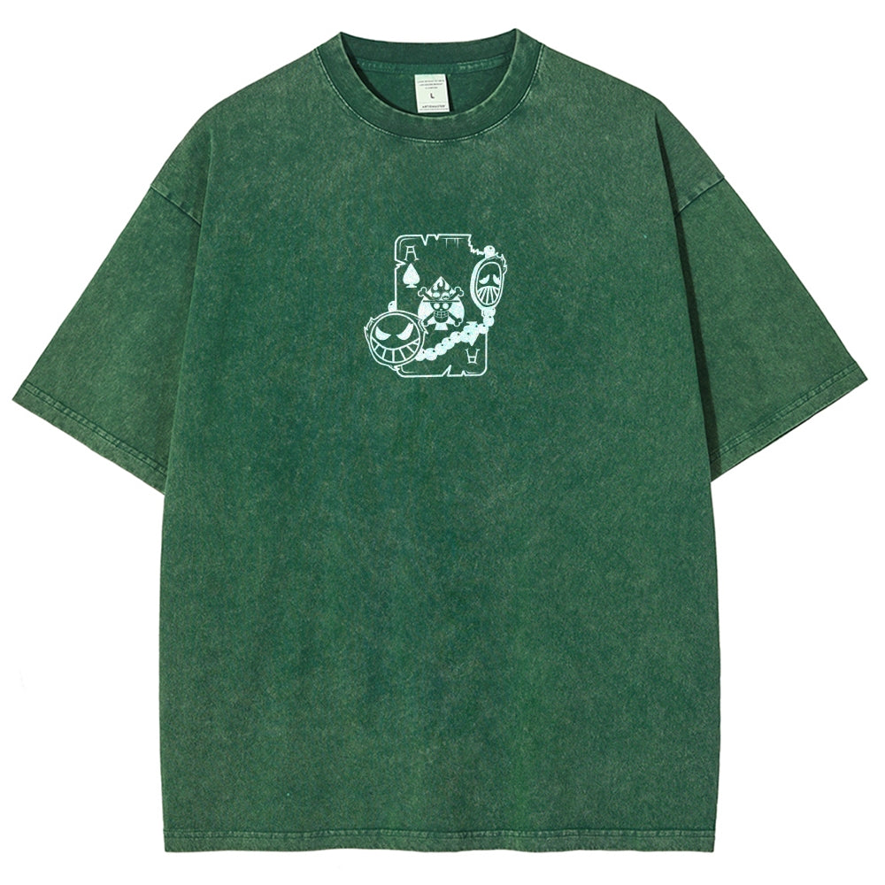 One Piece Washed T-shirt 2606014812