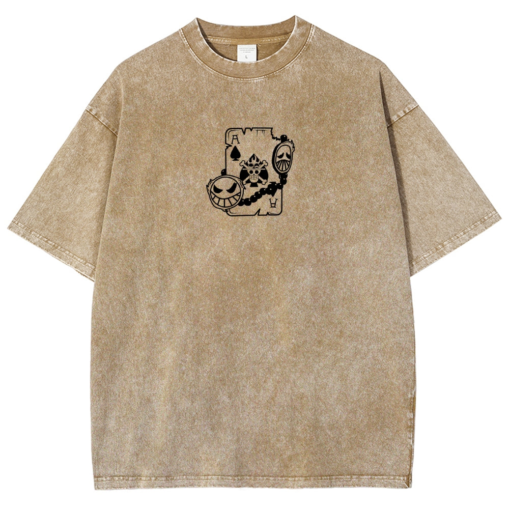 One Piece Washed T-shirt 2606014812