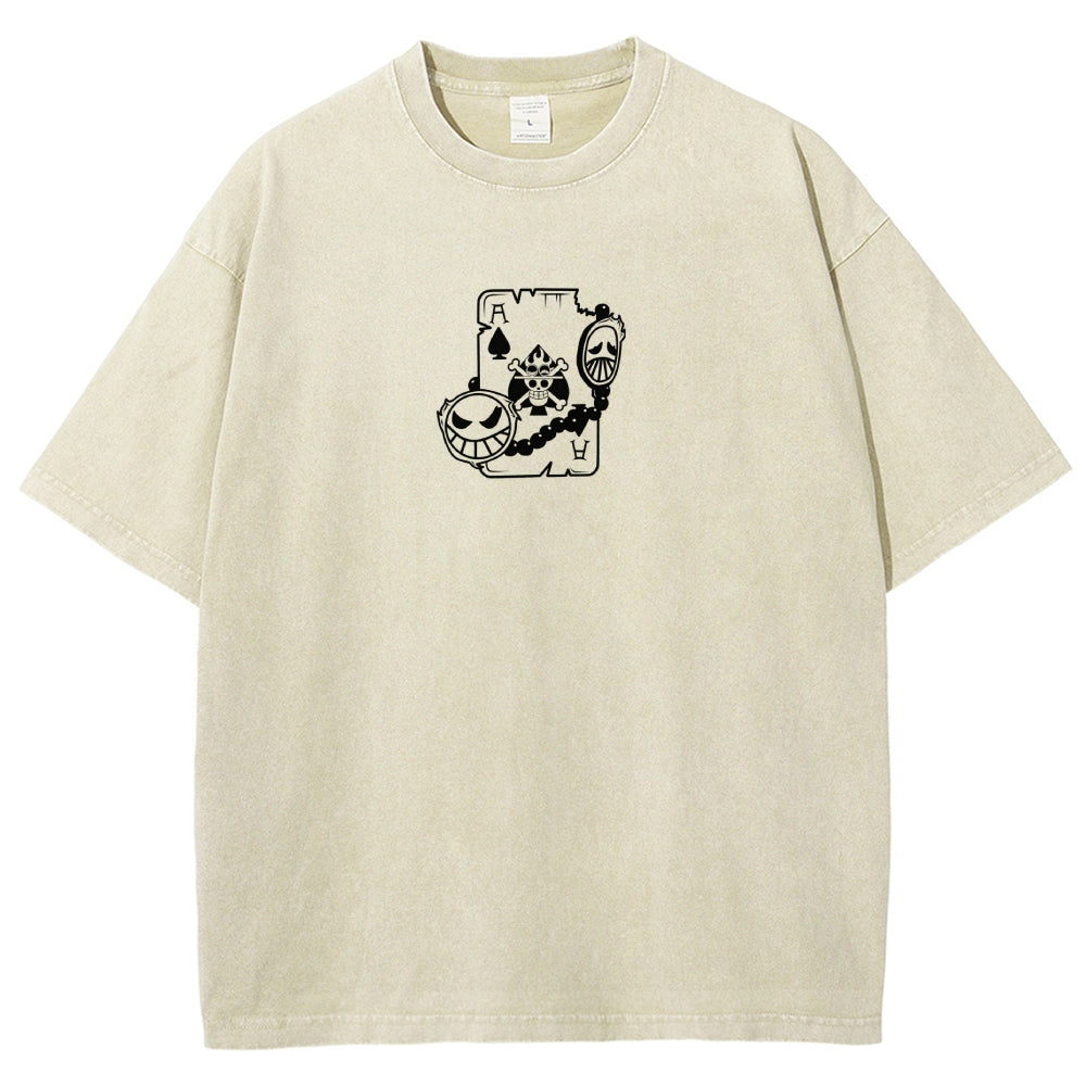 One Piece Washed T-shirt 2606014812