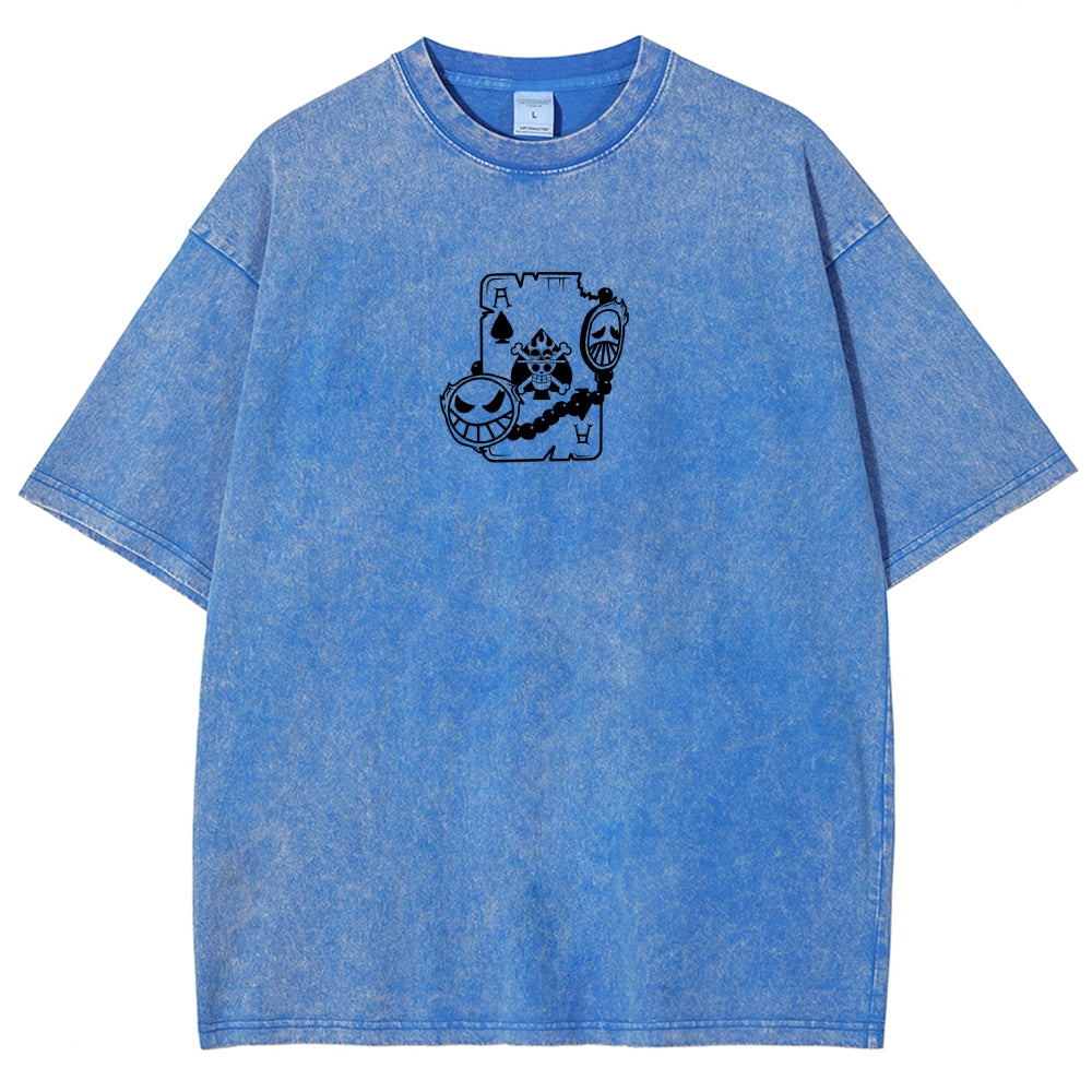One Piece Washed T-shirt 2606014812