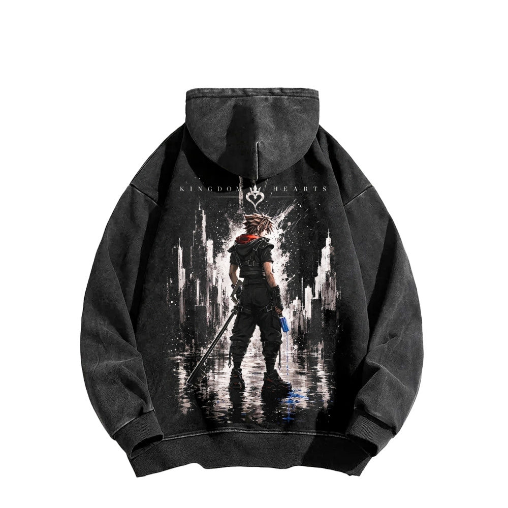 Kingdom Hearts Washed-finish sweatshirt 2606015491