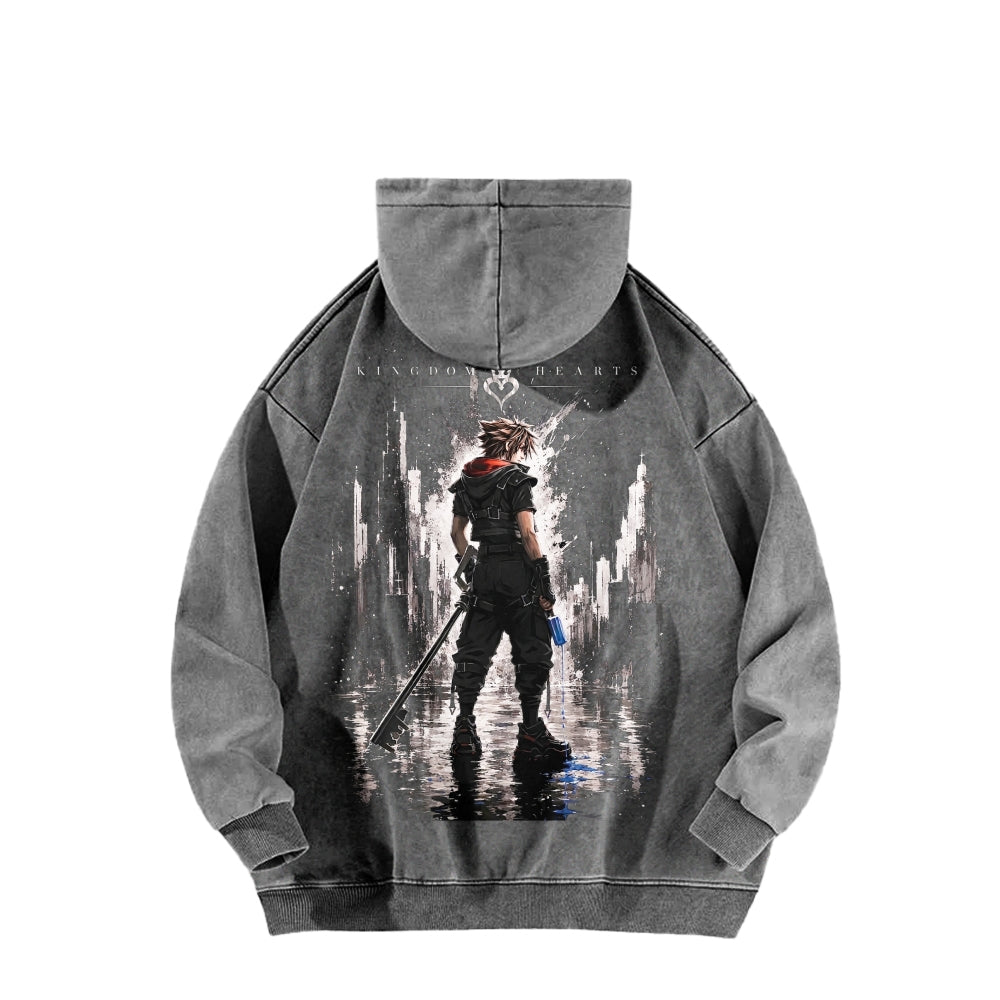 Kingdom Hearts Washed-finish sweatshirt 2606015491