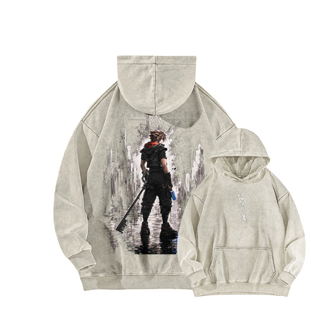 Kingdom Hearts Washed-finish sweatshirt 2606015491