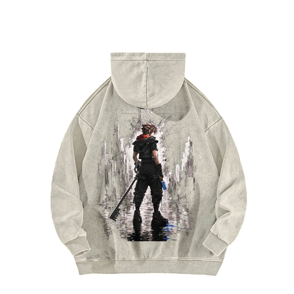 Kingdom Hearts Washed-finish sweatshirt 2606015491