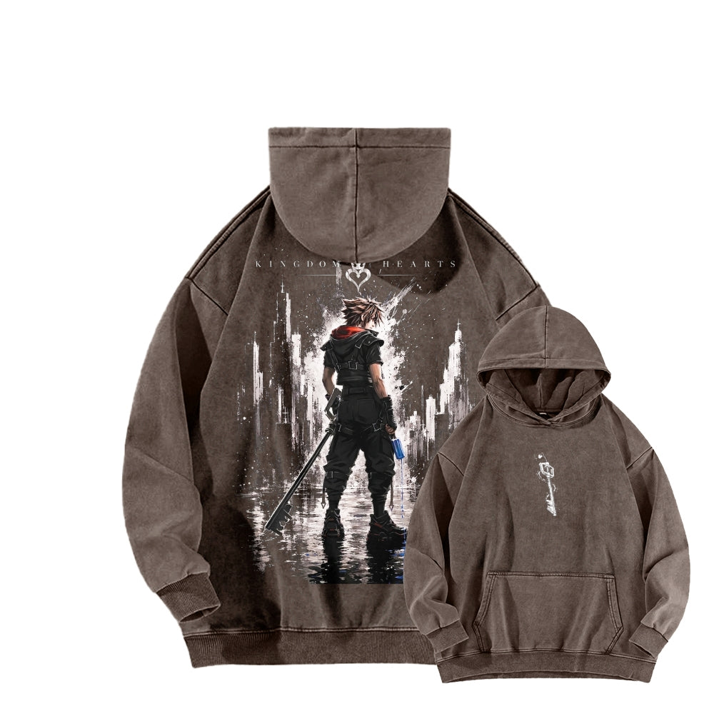 Kingdom Hearts Washed-finish sweatshirt 2606015491