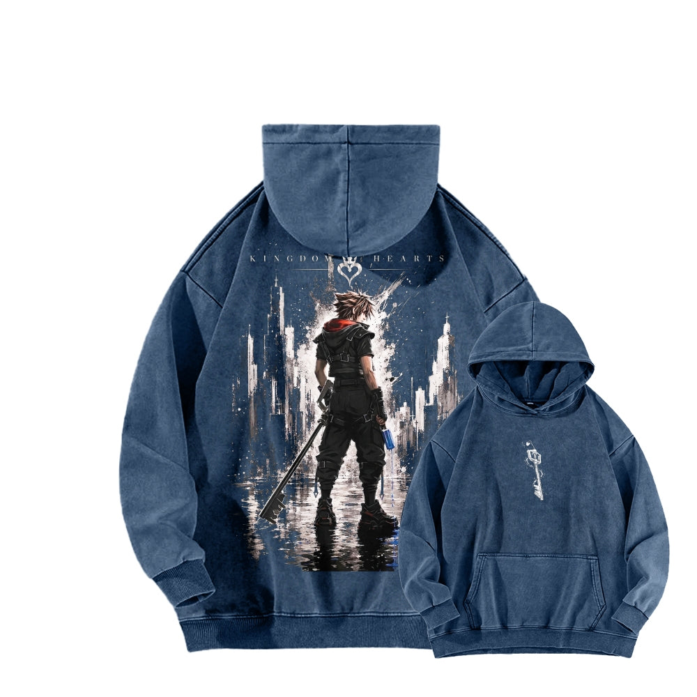 Kingdom Hearts Washed-finish sweatshirt 2606015491