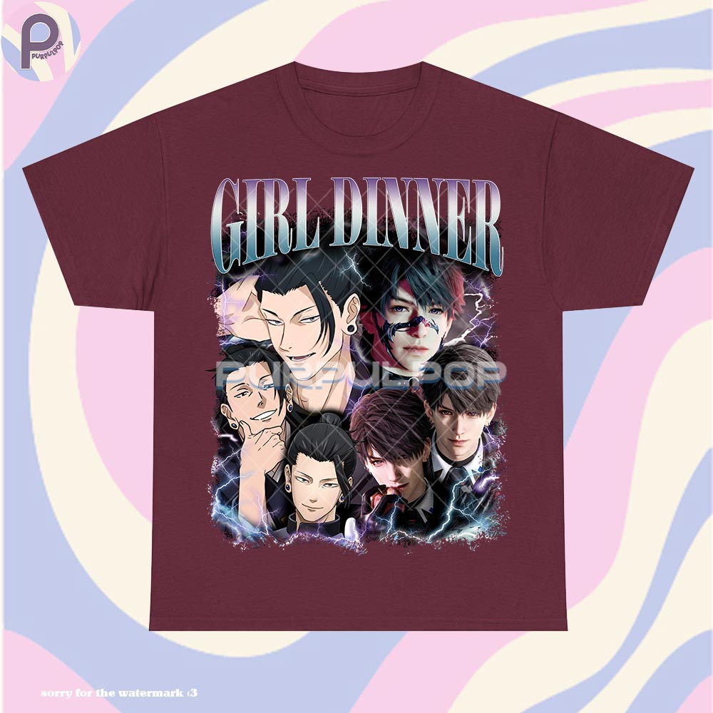 Geto and Caleb Girl Dinner Love and Deepspace JJK Shirt