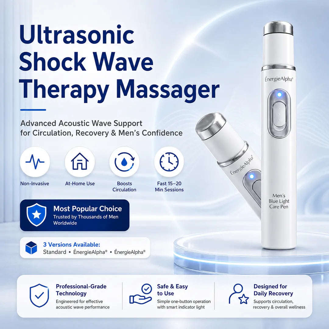 OFFICIAL BRAND 💪Advanced Acoustic Shockwave Therapy restores penile tissue health to enhance rise rigidity, stamina, and male performance confidence, relieving muscle pain, joint stiffness, tendon discomfort📈