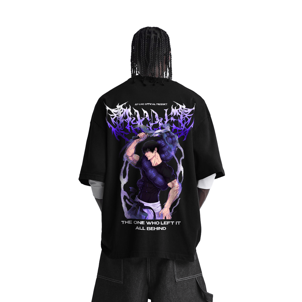 The One Who Left It All Behind Streetwear Shirt Black Heavyweight