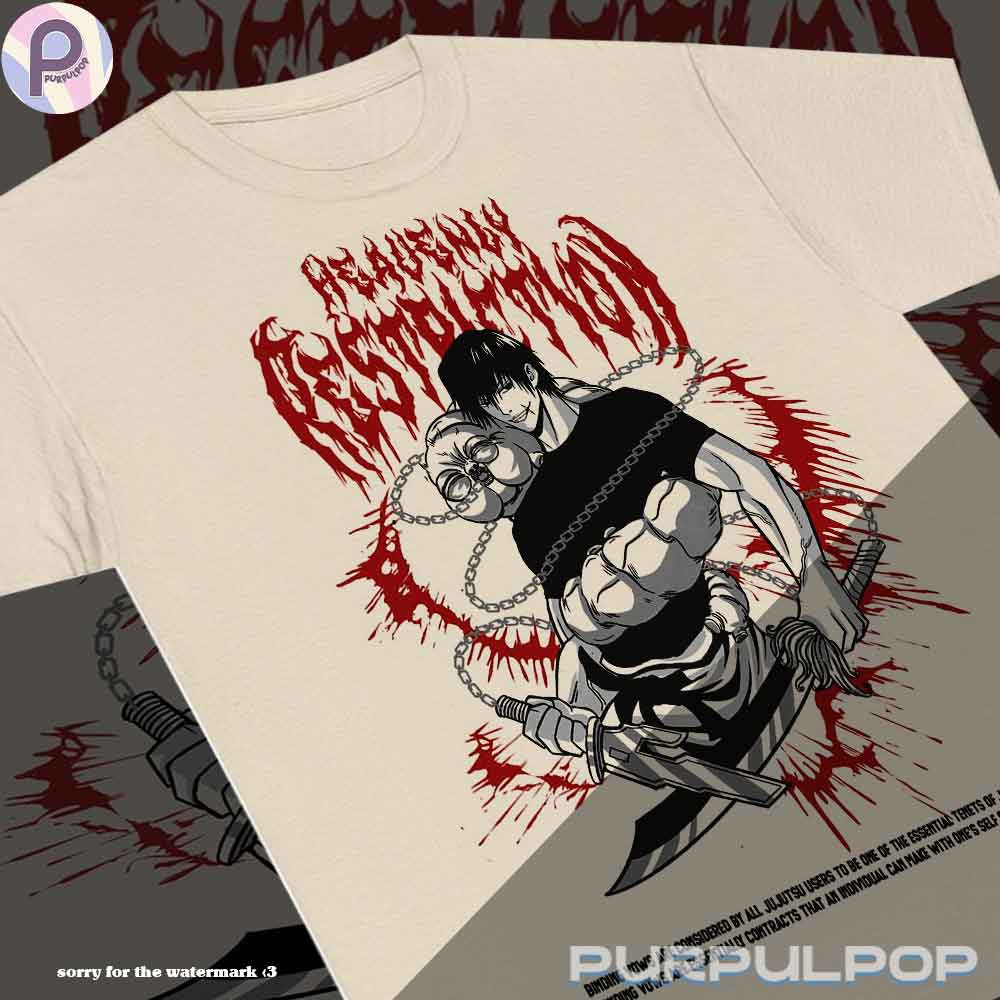 Toji Fushiguro Jujutsu Kaisen JJK Heavy Metal Shirt
