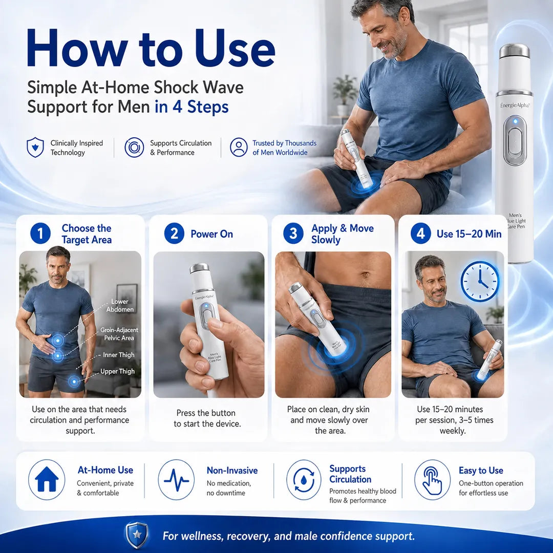 OFFICIAL BRAND 💪Advanced Acoustic Shockwave Therapy restores penile tissue health to enhance rise rigidity, stamina, and male performance confidence, relieving muscle pain, joint stiffness, tendon discomfort📈