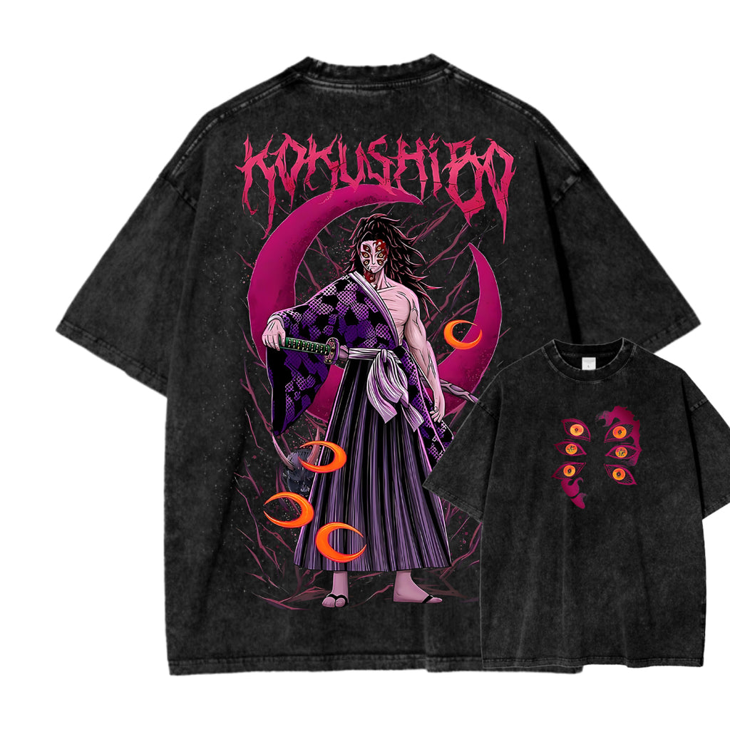 Demon Slayer Unisex Fit Washed T-Shirt 2503005412