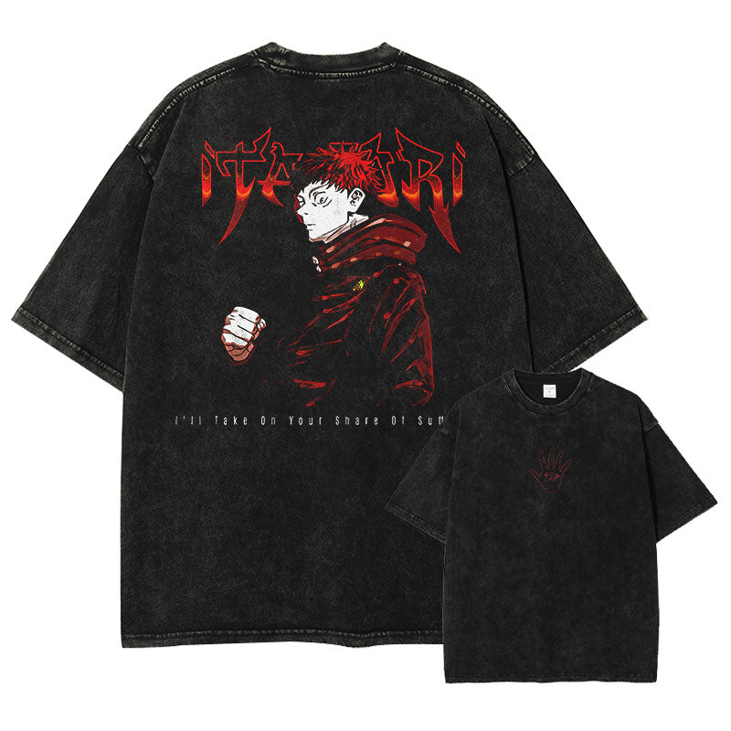 Cursed Vessel Anime Graphic T-Shirt â€?Cotton Oversized Tee