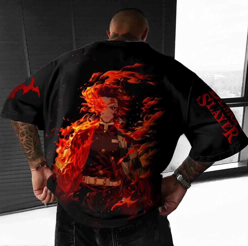 Unisex  Demon Slayer Anime Inspired Vintage T-Shirt