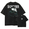 Shadow Technique Anime Graphic T-Shirt â€?Cotton Oversized Tee
