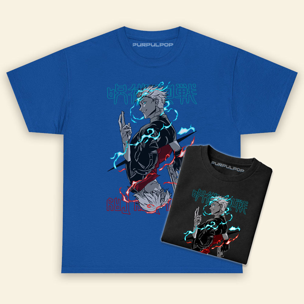 Gojo and Dante Jujutsu Kaisen x Devil May Cry Shirt