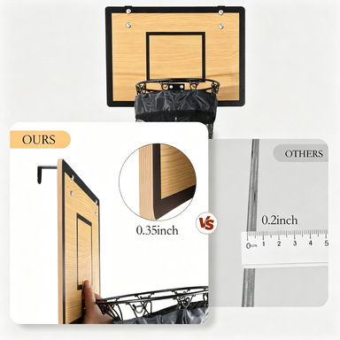 🏀 Slam & Sort™ Laundry Basketball Hamper