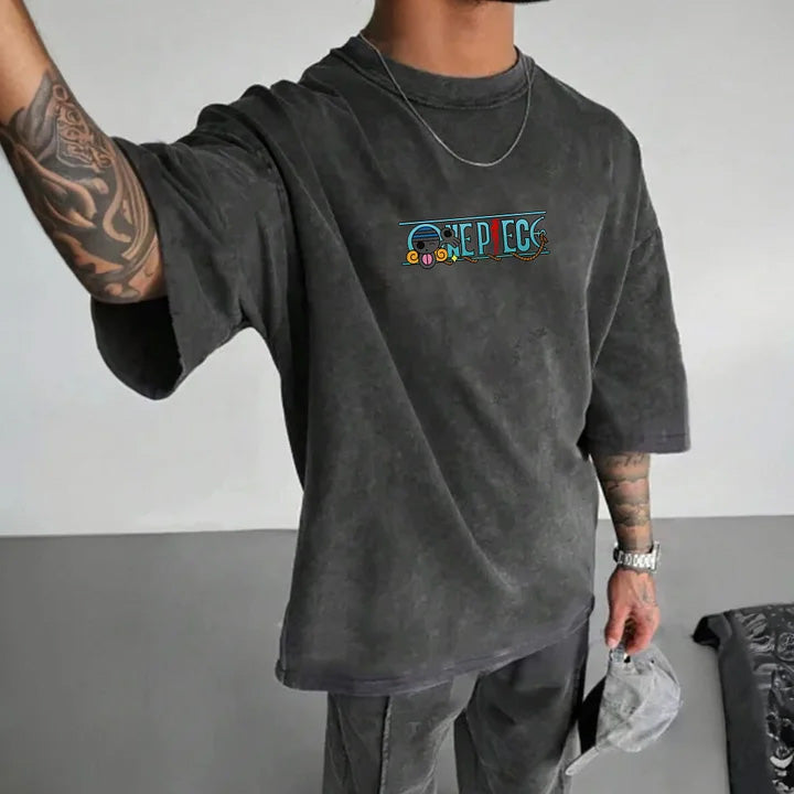 Unisex Anime Inspired Vintage T-Shirt