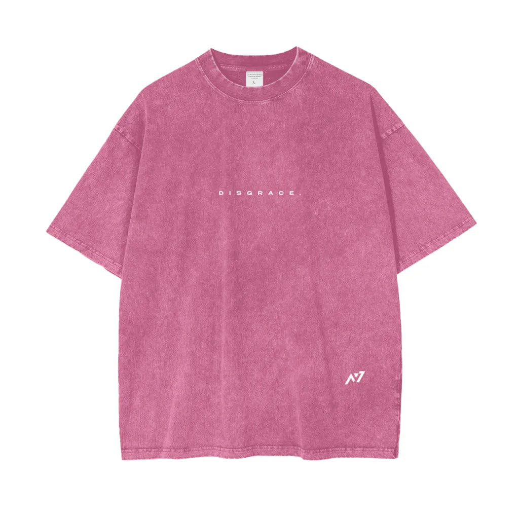 The Disgraced One Streetwear Shirt Pink Washed